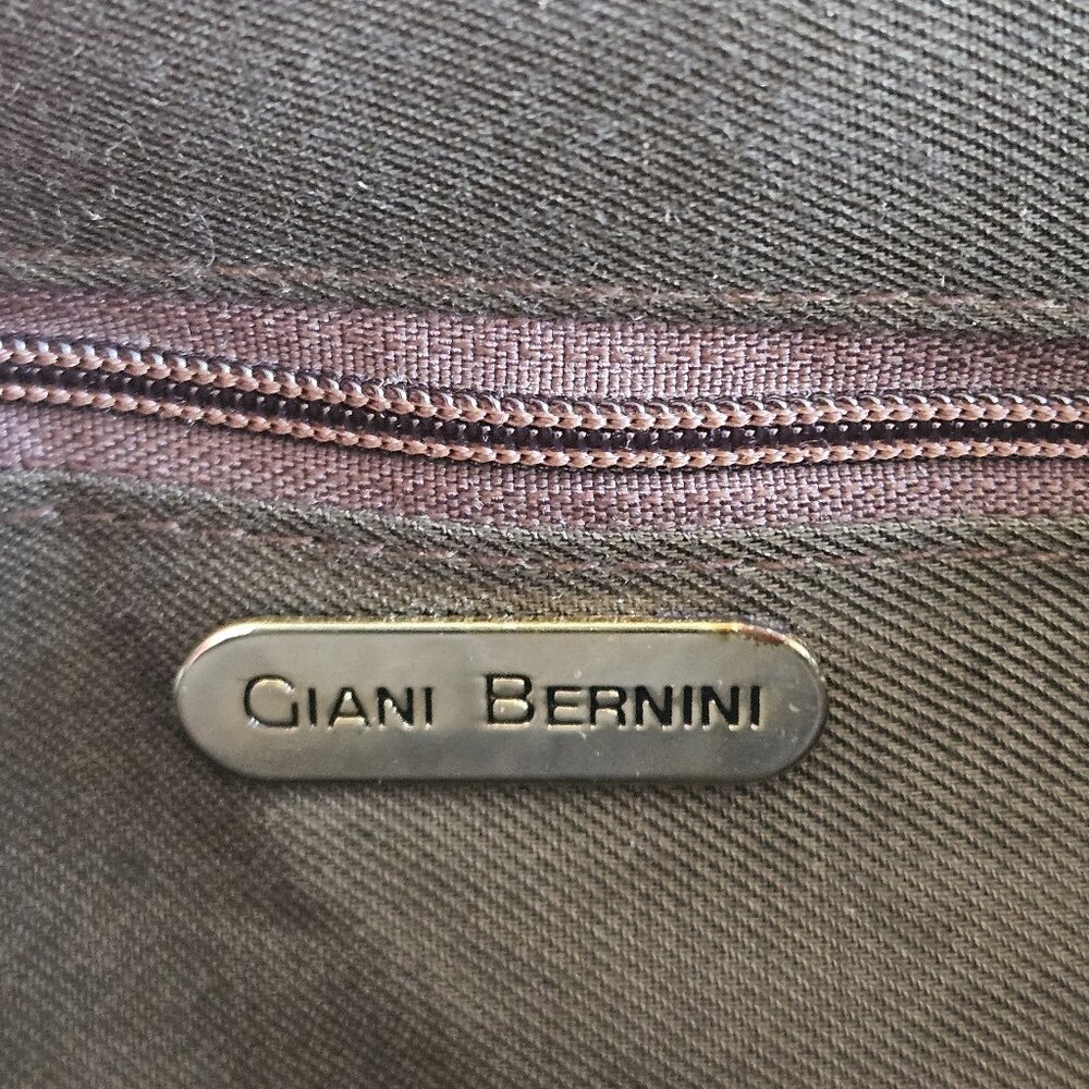 Gianni Bernini cross body bag, brown leather - Picture 4 of 9
